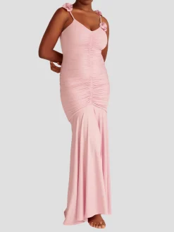 Alejandra Slip Maxi Dress in Lavender