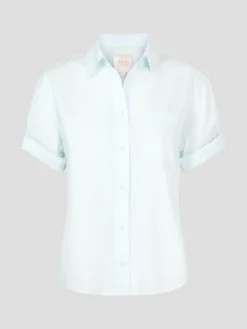Bad Habit Short-Sleeve Shirt in Seafoam