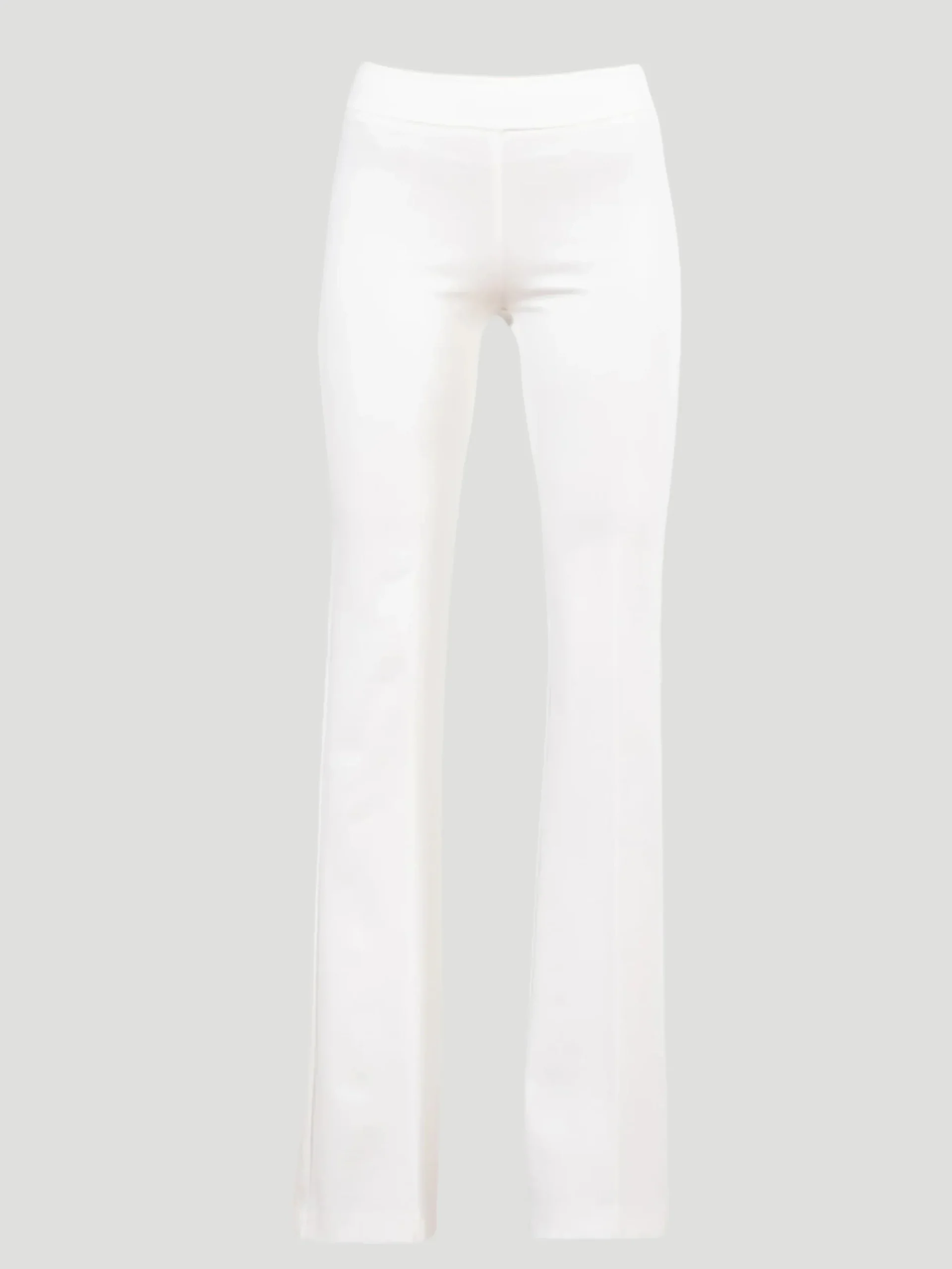 Bellini Flare Leg in White Jacquard