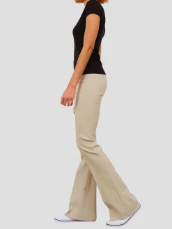 Bellini Flare Leg Pant in Beige