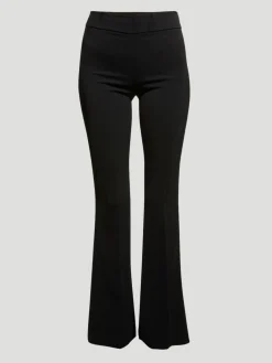 Bellini Flare Pant in Black Crepe
