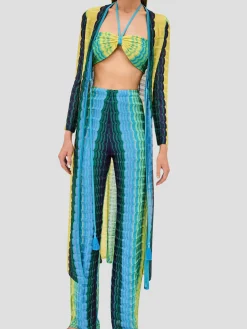 Blue Multi Belgium Pants