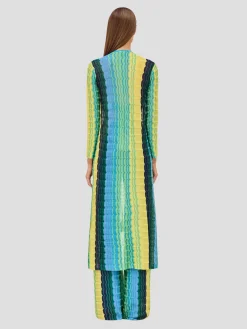 Blue Multi Retti Robe