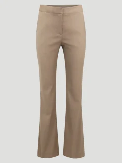 Bowie Cotton Hemp Wide-Leg Pant in Camel