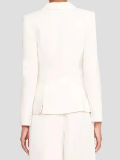 Carson Ivory Single Breasted Blazer