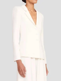 Carson Ivory Single Breasted Blazer