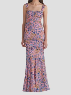 Chandra Dress in Taman Blush