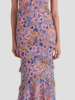 Chandra Dress in Taman Blush