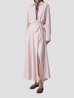 Chic Taffetas Long Wrapover Skirt