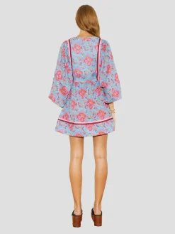 Coquille Batwing Mini Smock Dress