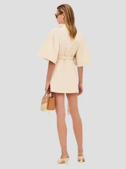 Corya Dress in Beige