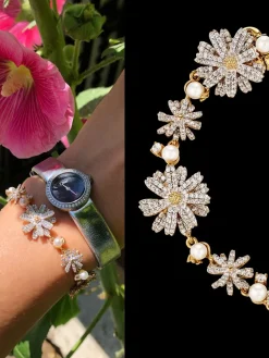 Daisy Diamond Bracelet
