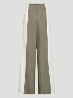 Demie Pant with Combo in Military and White