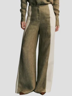 Demie Pant with Combo in Military and White