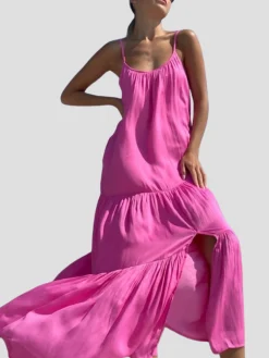 Eden Sleeveless Dress in Pink