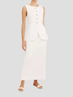Emma Vest in Ivory
