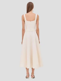 Fiore Dress in Pearl