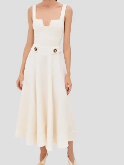 Fiore Dress in Pearl