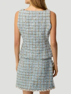 Georgia Tweed Tailored Vest