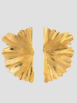 Ginko Leaf Earrings