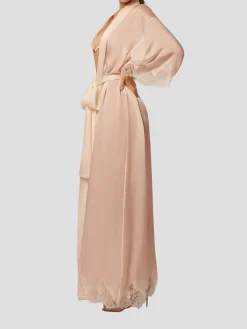 Giselle Long Robe in Blush