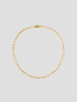14.5" Gold Baguette Necklace
