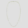 24" Gold Tennis Necklace
