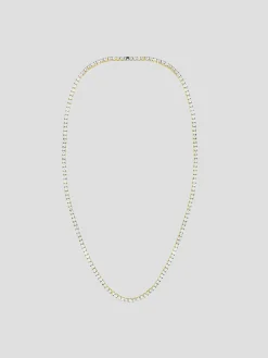 24" Gold Tennis Necklace