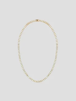 16" Gold Tennis Necklace