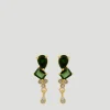 Green Cascade Studs