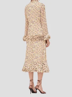 Hilana Painted Dot Dress
