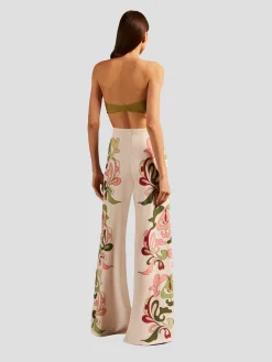Inamorata Wide Leg Printed Pants