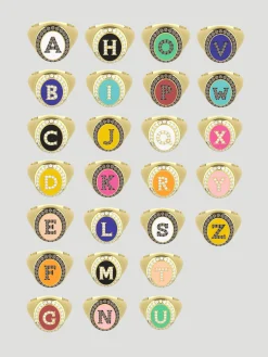 Initial Signet Ring