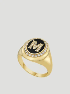 Initial Signet Ring