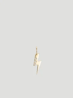 I ❤️ NY Charm, Lightning Bolt & Pavé Diamond Charm Necklace Set