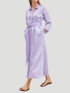 Kara 52" Shirtdress in Lilac