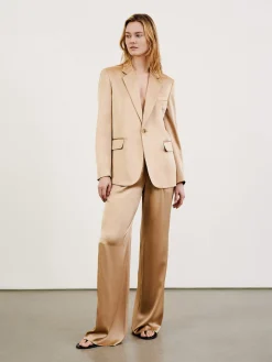 Khaki Flavie Straight Pant