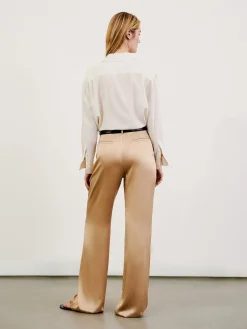 Khaki Flavie Straight Pant
