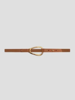 L'Adorable Calf Leather Belt in Camel
