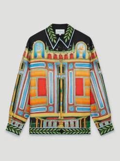 Le Palais En Fleur Silk Shirt