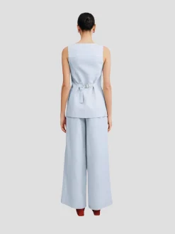 Lorenzo Linen Tailored Vest