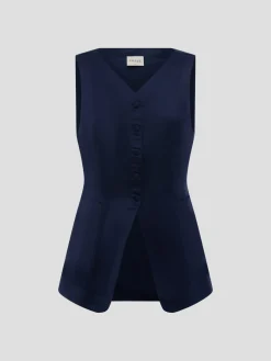 Lorenzo Satin Tailored Vest