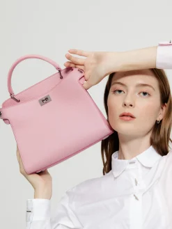 Lutece Mini in Light Pink Leather
