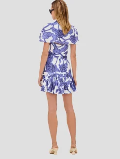 Melba Floral Linen Dress