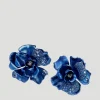 Midnight Camelia Earrings