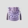 Mini Clara Bucket Bag in Purple