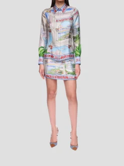 Mini Silk Skirt