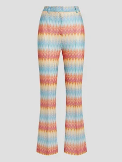 Multicolor Zig-Zag Pant