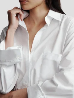 New Morning After Shirt in White
