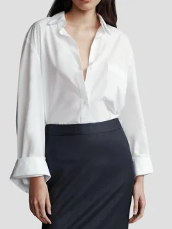 New Morning After Shirt in White